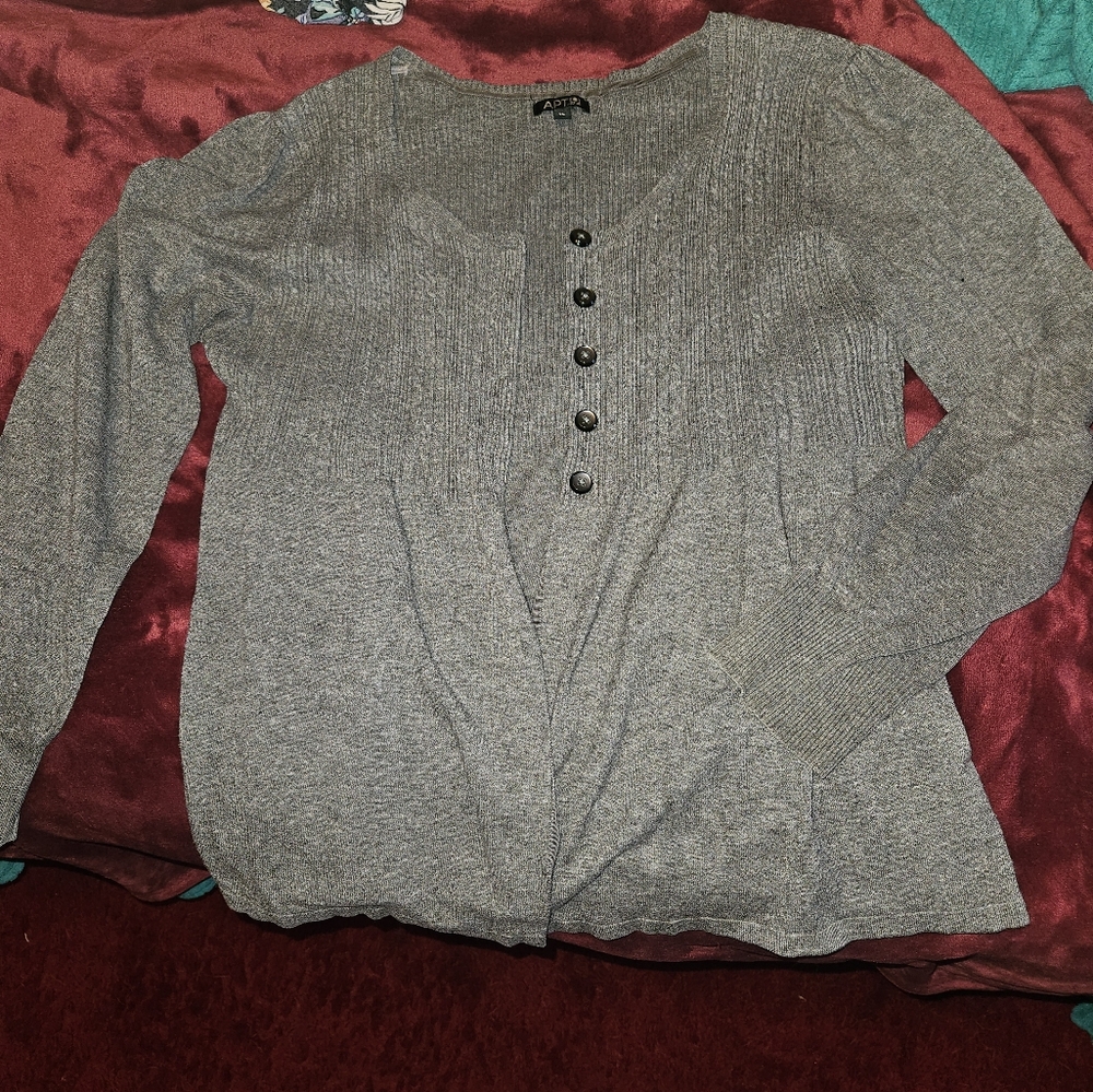Grey cardigan